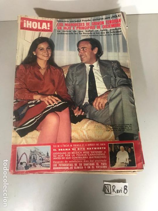 Collectionnisme de Magazine &iexcl;Hola!: Antigua revista HOLA