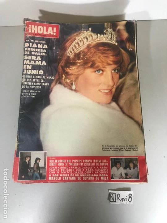 Collectionnisme de Magazine &iexcl;Hola!: Antigua revista HOLA