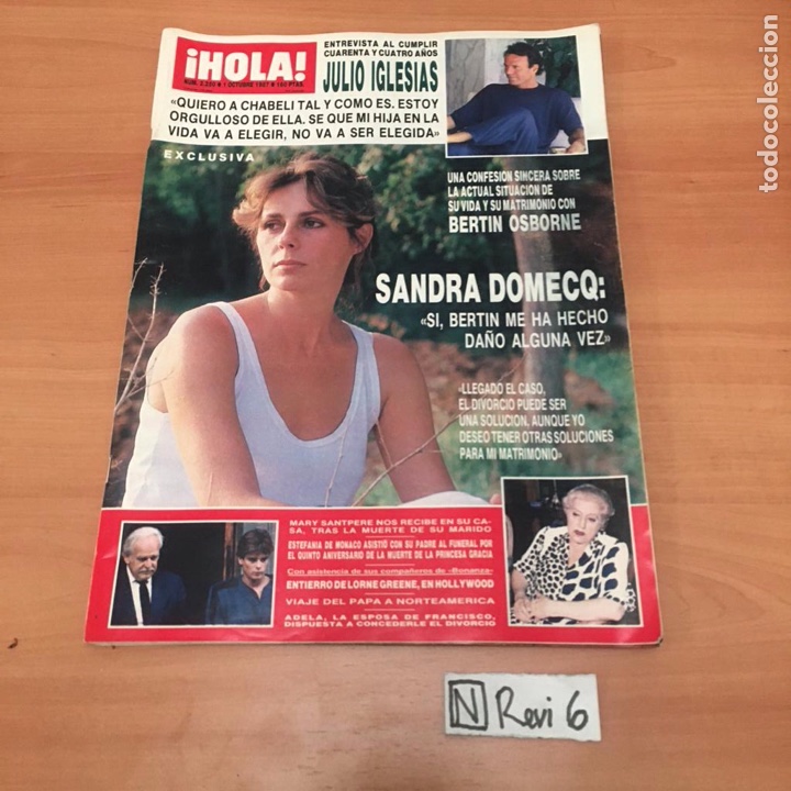 Collectionnisme de Magazine &iexcl;Hola!: Antigua revista HOLA