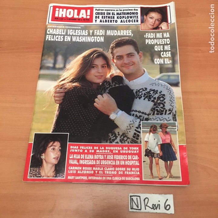 Collectionnisme de Magazine &iexcl;Hola!: Antigua revista HOLA