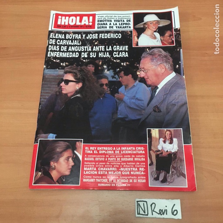 Collectionnisme de Magazine &iexcl;Hola!: Antigua revista HOLA