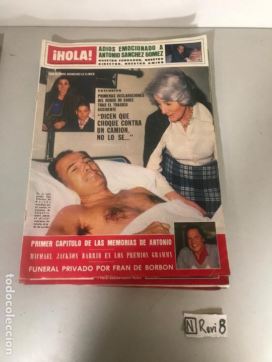 Collectionnisme de Magazine &iexcl;Hola!: Antigua revista HOLA