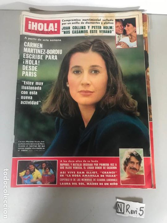 Collectionnisme de Magazine &iexcl;Hola!: Antigua revista HOLA