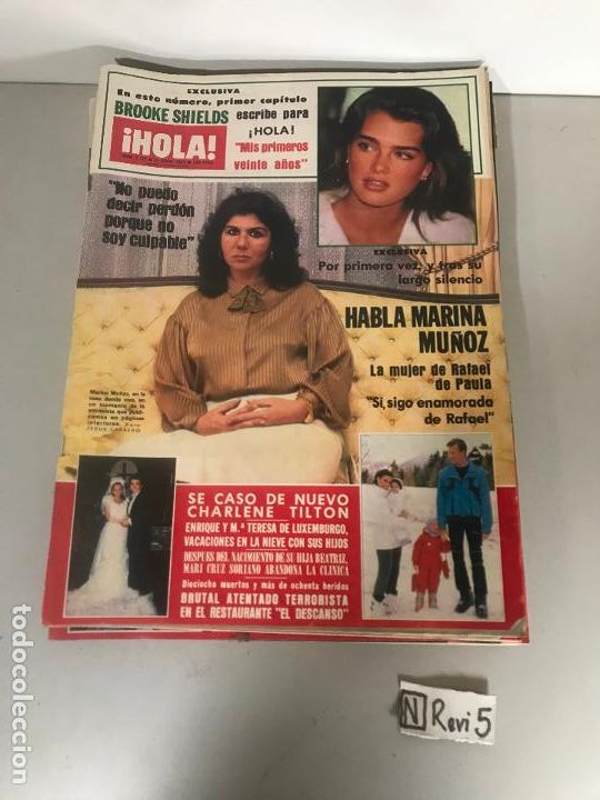 Collectionnisme de Magazine &iexcl;Hola!: Antigua revista HOLA