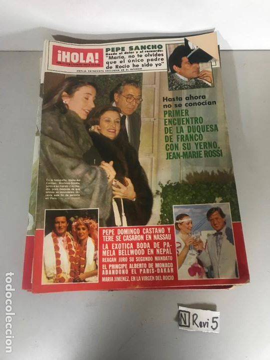 Collectionnisme de Magazine &iexcl;Hola!: Antigua revista HOLA