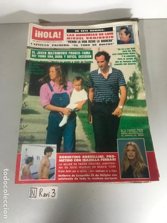 Collectionnisme de Magazine &iexcl;Hola!: Antigua revista HOLA