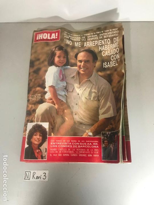 Collectionnisme de Magazine &iexcl;Hola!: Antigua revista HOLA