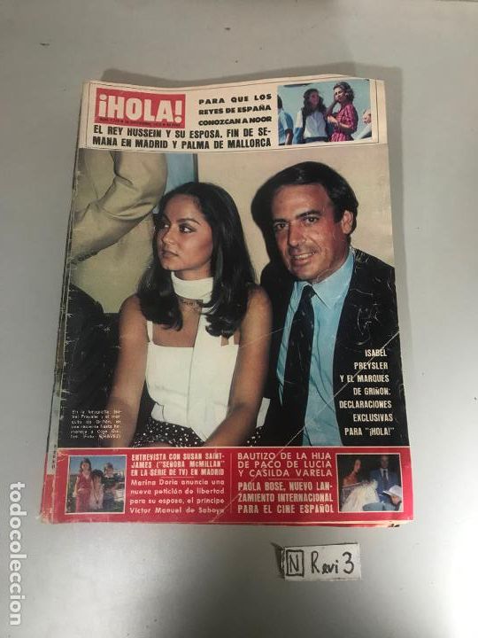 Collectionnisme de Magazine &iexcl;Hola!: Antigua revista HOLA