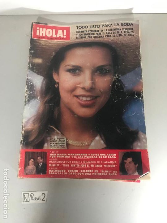 Collectionnisme de Magazine &iexcl;Hola!: Antigua revista HOLA