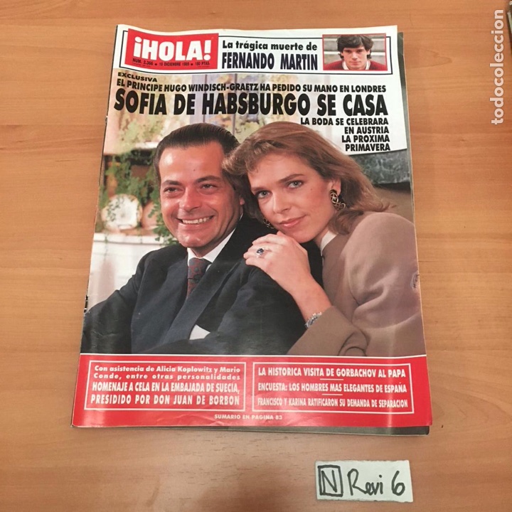 Collectionnisme de Magazine &iexcl;Hola!: Antigua revista HOLA