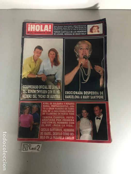 Collectionnisme de Magazine &iexcl;Hola!: Antigua revista HOLA