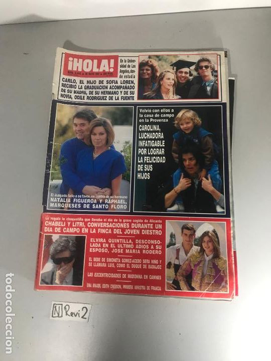 Collectionnisme de Magazine &iexcl;Hola!: Antigua revista HOLA