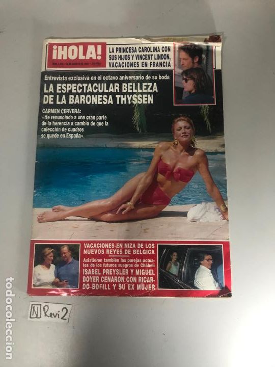 Collectionnisme de Magazine &iexcl;Hola!: Antigua revista HOLA