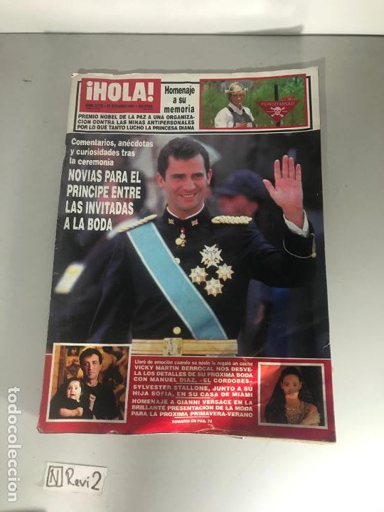 Collectionnisme de Magazine &iexcl;Hola!: Antigua revista HOLA