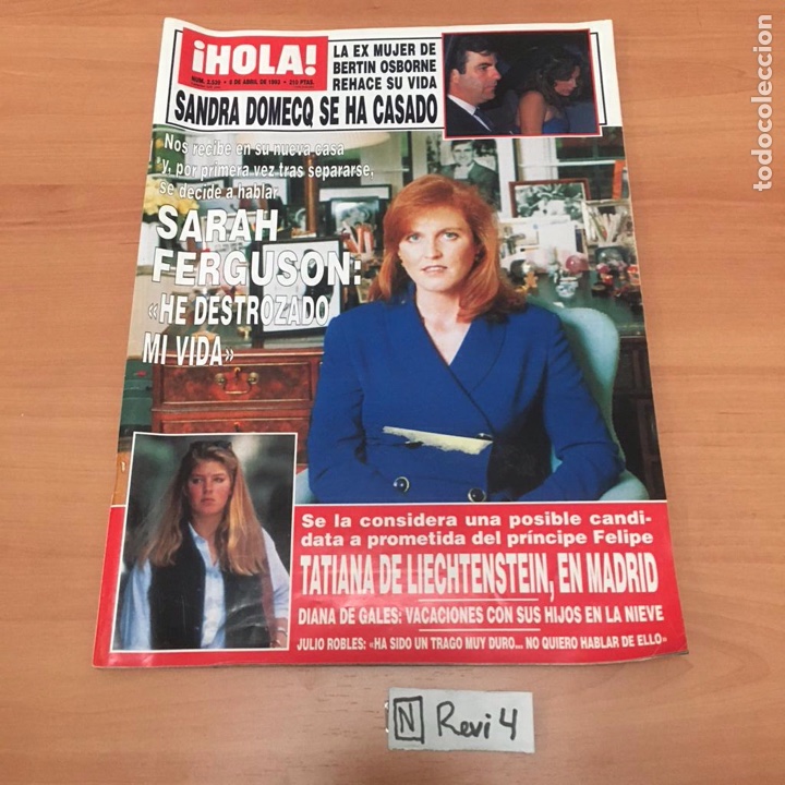 Collectionnisme de Magazine &iexcl;Hola!: Antigua revista HOLA