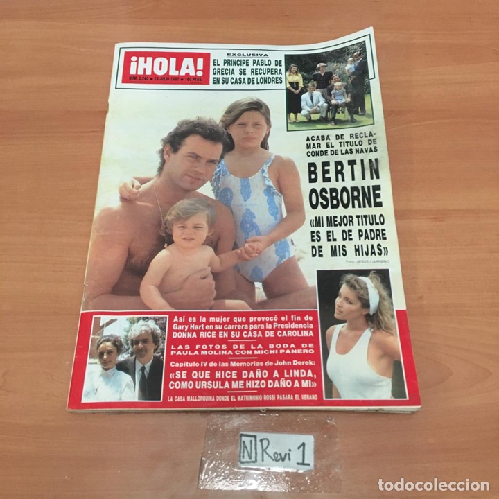 Coleccionismo de Revista Hola: Antigua revista HOLA