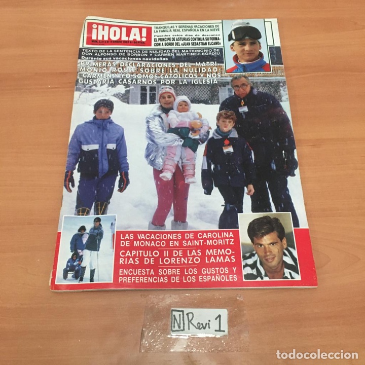 Coleccionismo de Revista Hola: Antigua revista HOLA