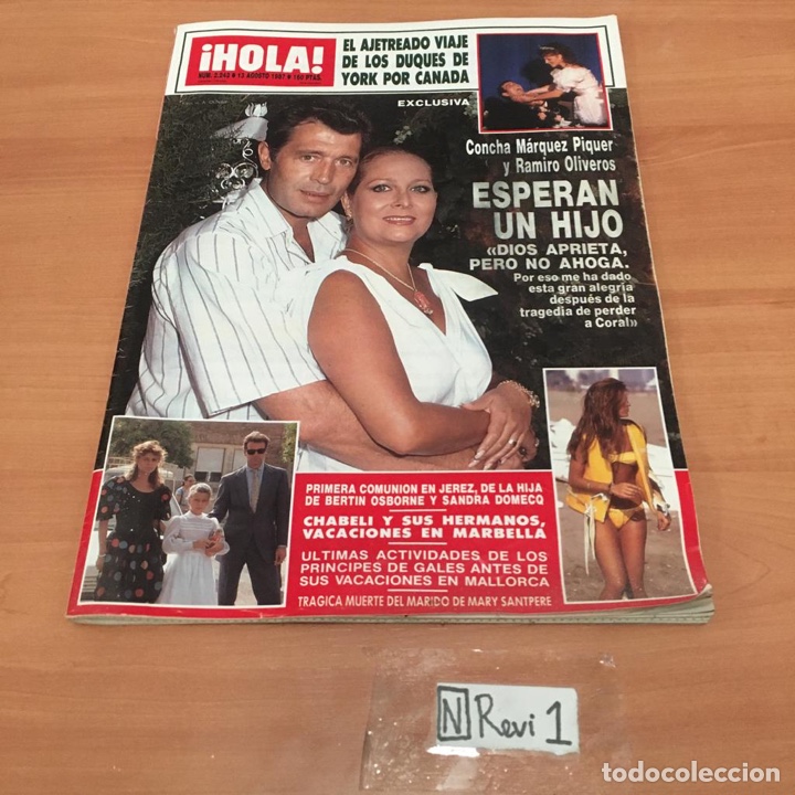 Coleccionismo de Revista Hola: Antigua revista HOLA