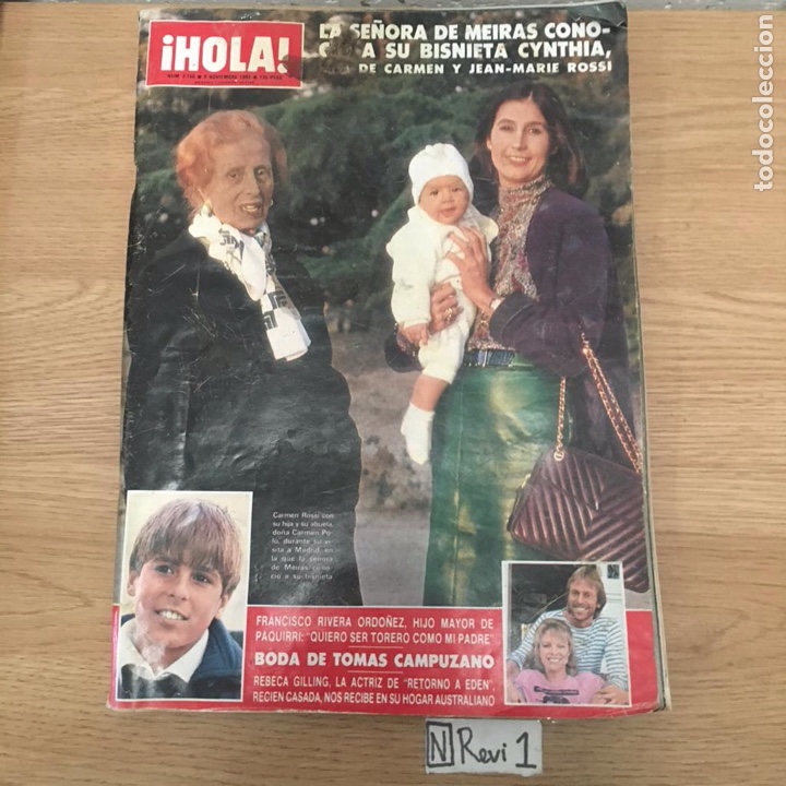 Coleccionismo de Revista Hola: Antigua revista HOLA