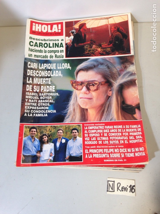 Coleccionismo de Revista Hola: Antigua revista HOLA