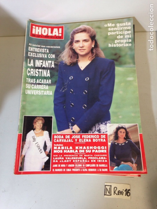 Coleccionismo de Revista Hola: Antigua revista HOLA