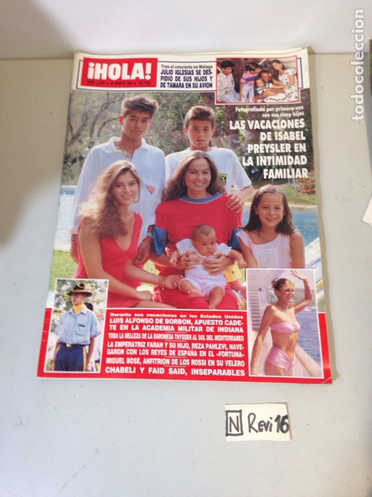 Coleccionismo de Revista Hola: Antigua revista HOLA