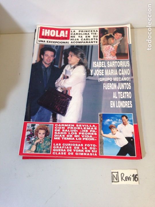 Coleccionismo de Revista Hola: Antigua revista HOLA