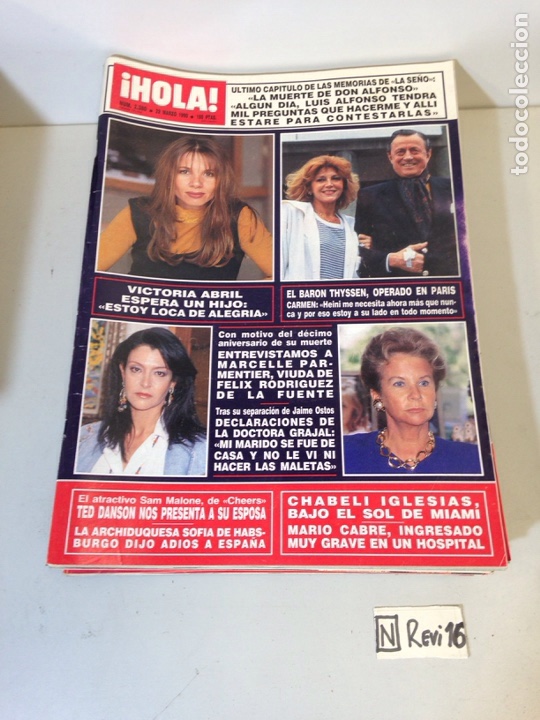 Collectionnisme de Magazine &iexcl;Hola!: Antigua revista HOLA