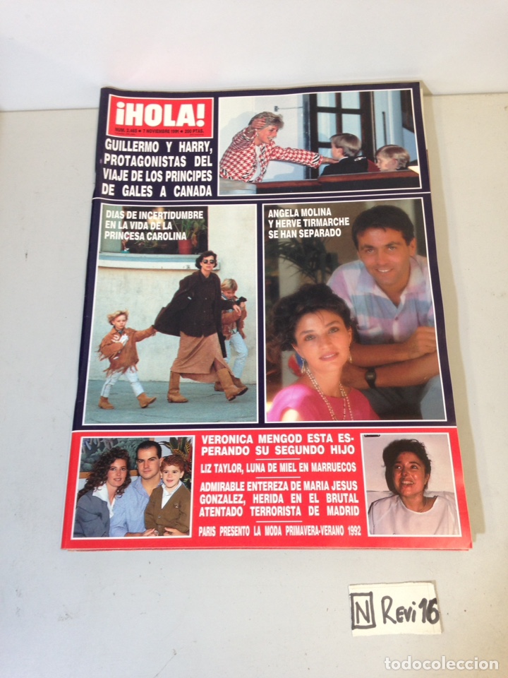 Collectionnisme de Magazine &iexcl;Hola!: Antigua revista HOLA