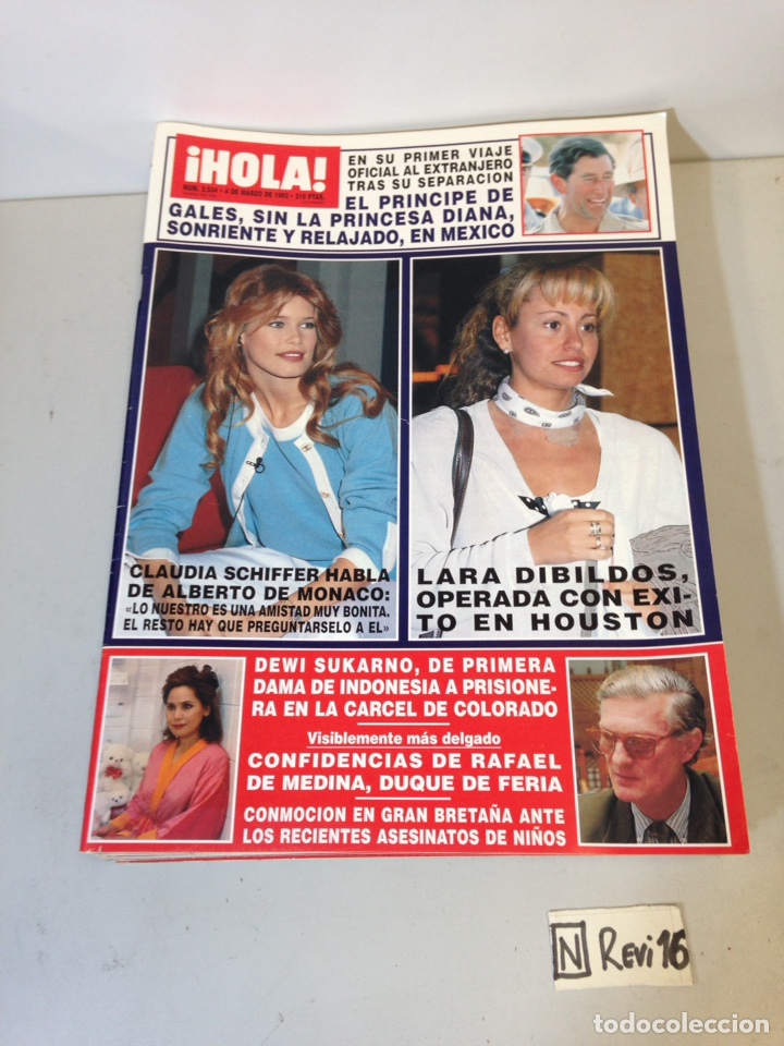 Collectionnisme de Magazine &iexcl;Hola!: Antigua revista HOLA