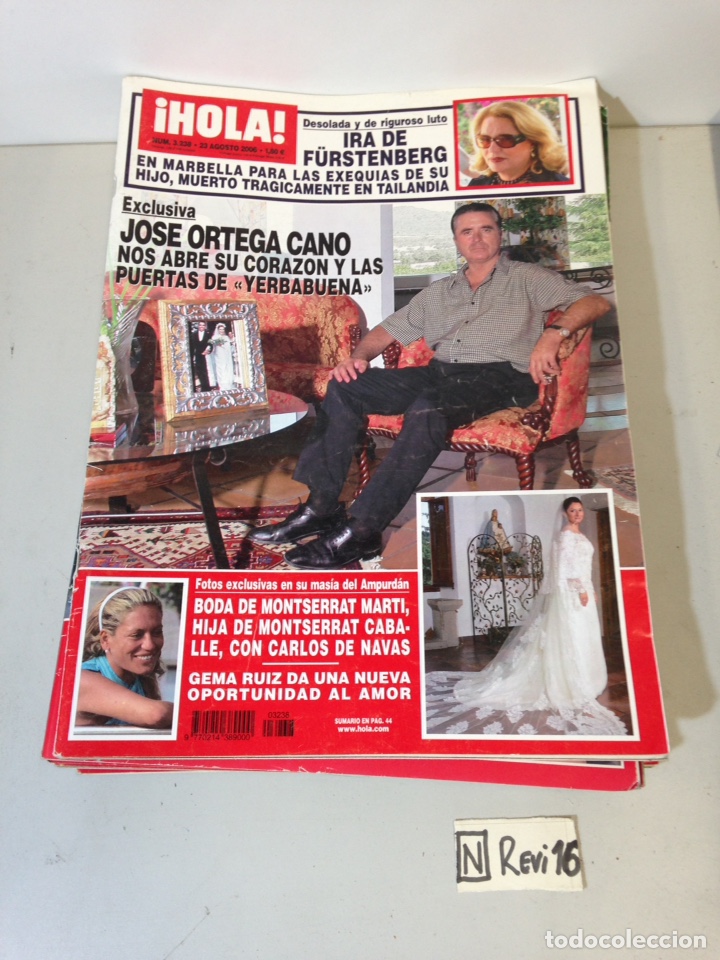 Collectionnisme de Magazine &iexcl;Hola!: Antigua revista HOLA
