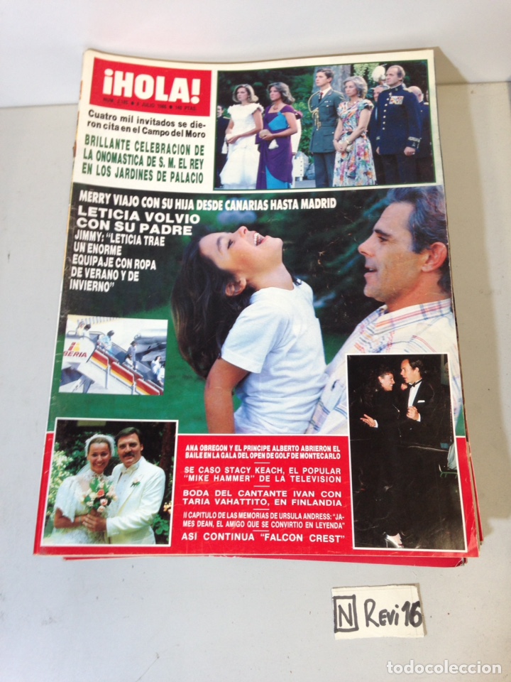Collectionnisme de Magazine &iexcl;Hola!: Antigua revista HOLA