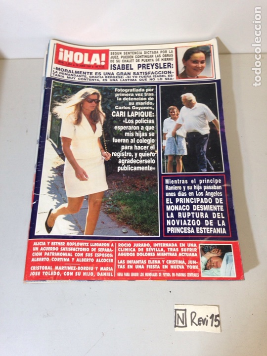 Collectionnisme de Magazine &iexcl;Hola!: Antigua revista HOLA