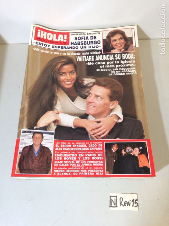 Collectionnisme de Magazine &iexcl;Hola!: Antigua revista HOLA