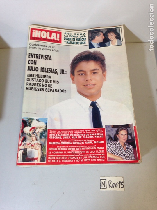 Collectionnisme de Magazine &iexcl;Hola!: Antigua revista HOLA