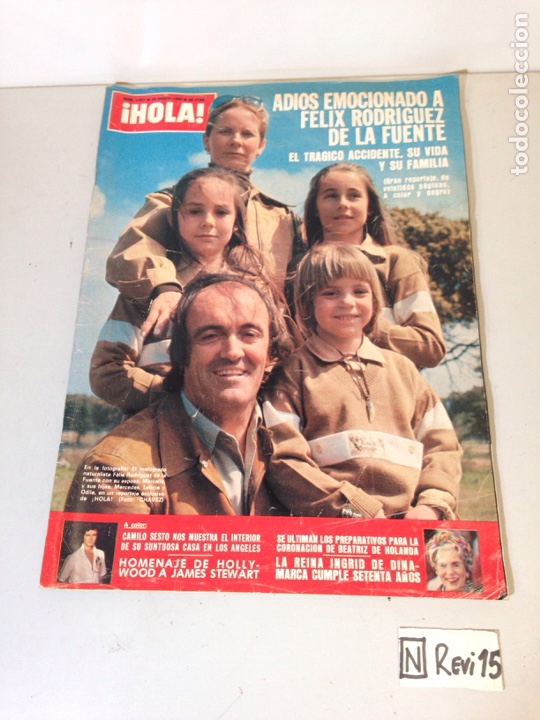 Collectionnisme de Magazine &iexcl;Hola!: Antigua revista HOLA