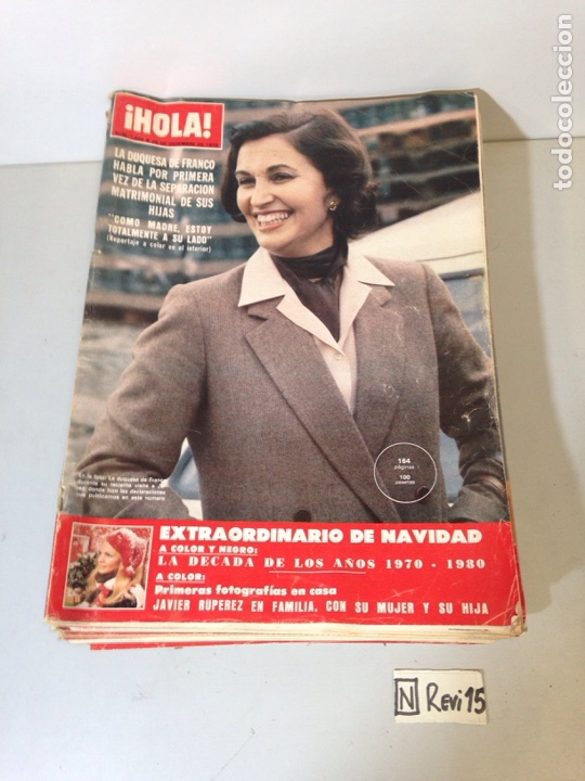 Collectionnisme de Magazine &iexcl;Hola!: Antigua revista HOLA