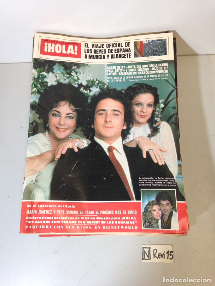 Collectionnisme de Magazine &iexcl;Hola!: Antigua revista HOLA