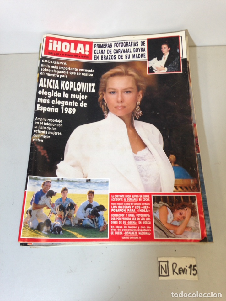 Collectionnisme de Magazine &iexcl;Hola!: Antigua revista HOLA