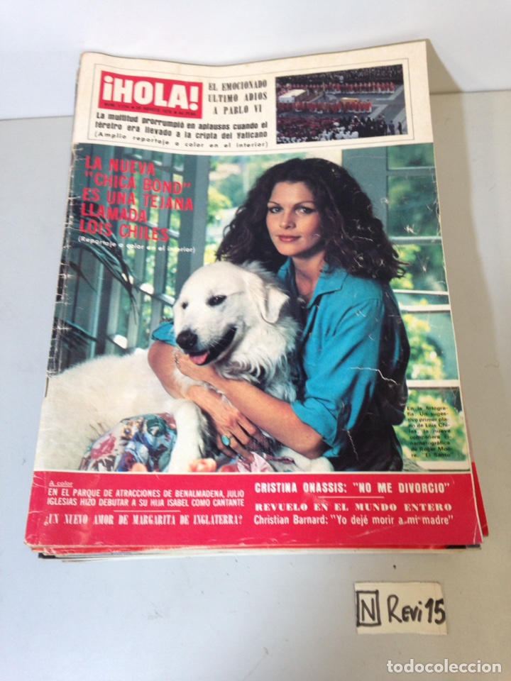 Collectionnisme de Magazine &iexcl;Hola!: Antigua revista HOLA