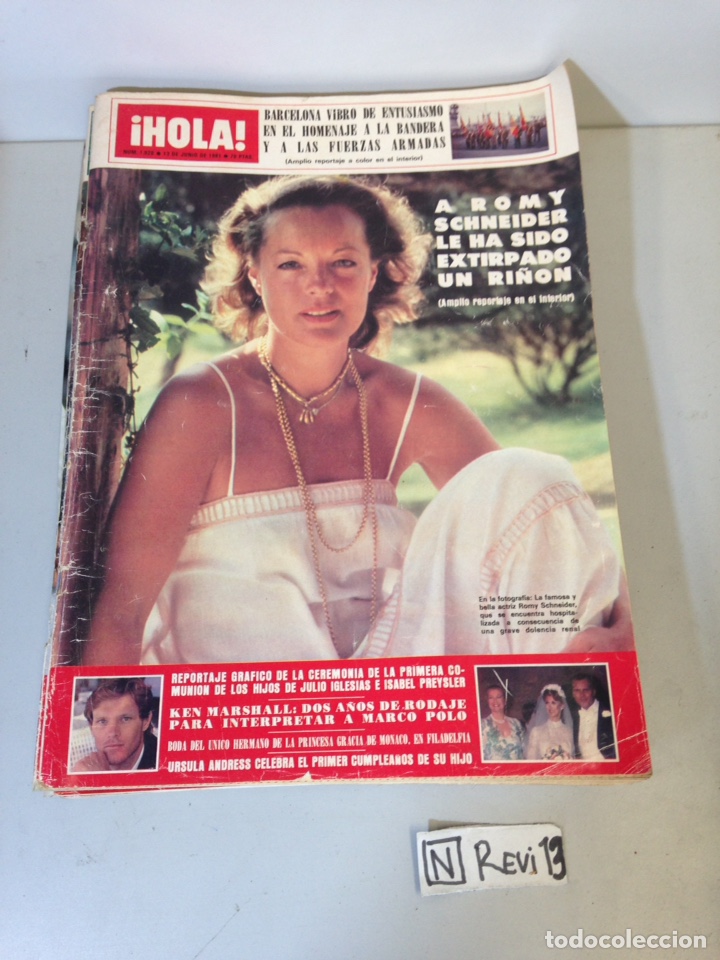 Collectionnisme de Magazine &iexcl;Hola!: Antigua revista HOLA