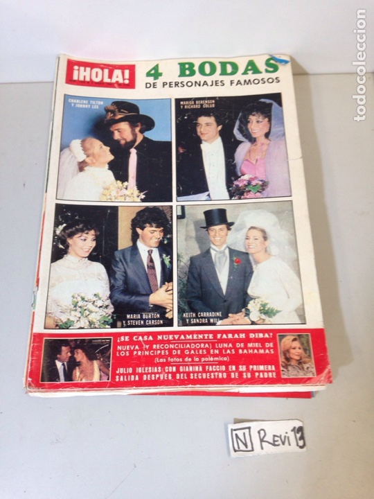 Collectionnisme de Magazine &iexcl;Hola!: Antigua revista HOLA