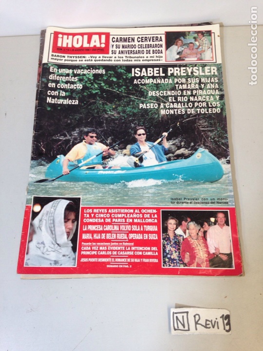 Collectionnisme de Magazine &iexcl;Hola!: Antigua revista HOLA