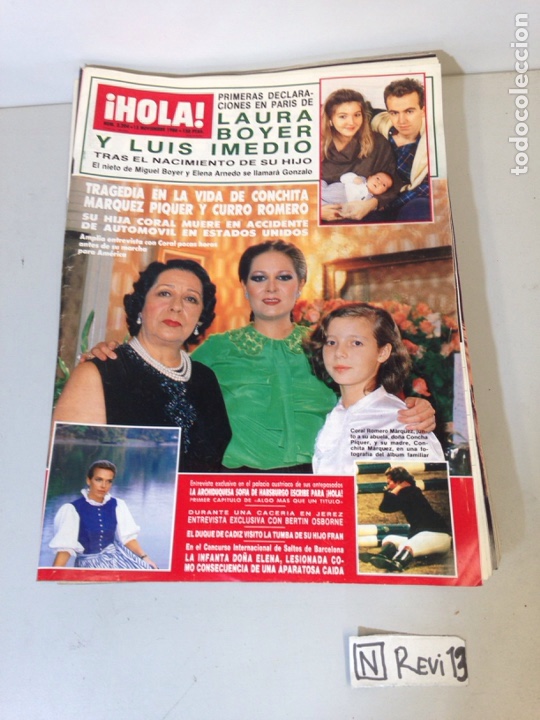 Collectionnisme de Magazine &iexcl;Hola!: Antigua revista HOLA
