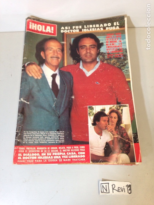 Collectionnisme de Magazine &iexcl;Hola!: Antigua revista HOLA