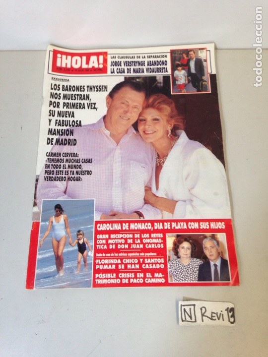 Collectionnisme de Magazine &iexcl;Hola!: Antigua revista HOLA
