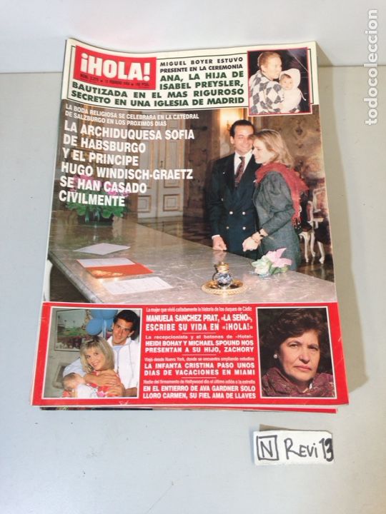 Collectionnisme de Magazine &iexcl;Hola!: Antigua revista HOLA