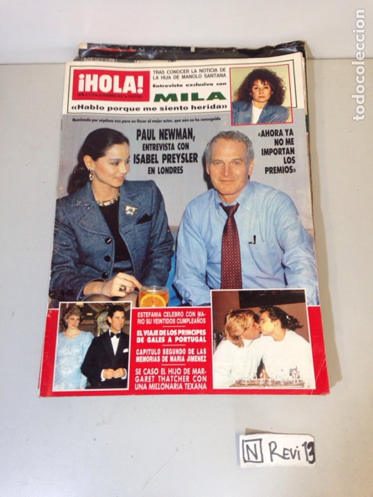 Collectionnisme de Magazine &iexcl;Hola!: Antigua revista HOLA