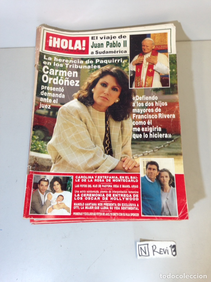 Collectionnisme de Magazine &iexcl;Hola!: Antigua revista HOLA