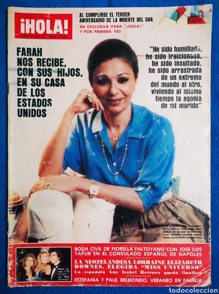 Collectionnisme de Magazine &iexcl;Hola!: &iexcl;HOLA! 30 07 83